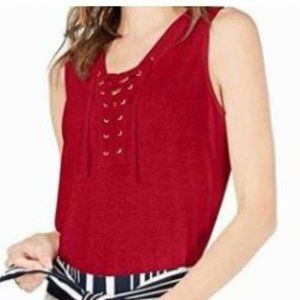 NWT I.n.c.‎ Lace-Up Top